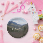 モートンオーバービューアットスモキ素晴らしーな山々 ペーパープレート (パーティー)