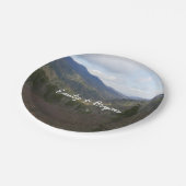 モートンオーバービューアットスモキ素晴らしーな山々 ペーパープレート (アングル)