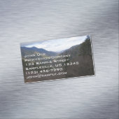 モートンオーバービューアットスモキ素晴らしーな山々 マグネット名刺 (インサイチュ)