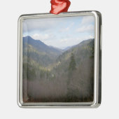 モートンオーバービューアットスモキ素晴らしーな山々 メタルオーナメント (左)