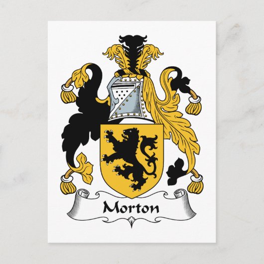 モートン家紋 ポストカード (正面)
