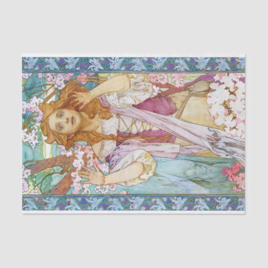 モード·アダムス·アーク·ジョアン·ミュシャ 薄葉紙 (正面)