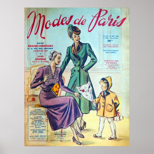 モードDe Paris. ポスター (正面)