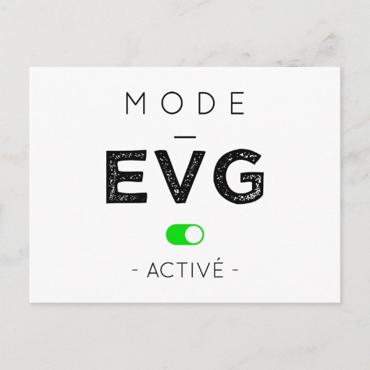モードEVGアクティブ ポストカード (正面)