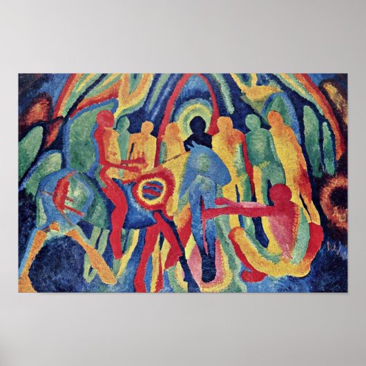 モーナー・ヴィルヘルムによるエルサレムへの入国 ポスター (正面)