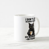 モーニングおもしろいキャットことわざ コーヒーマグカップ (正面右)