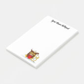 モーニングおもしろいクランキーフクロウ ポストイット (アングル)