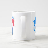 モーニングおもしろいコーヒーゲーマーゴッドボウダウンユーモアミーム ジャンボコーヒーマグカップ (裏面)