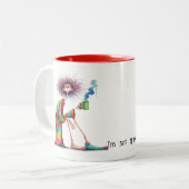 モーニングおもしろいコーヒーマグ ツートーンマグカップ (正面左)