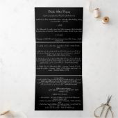 モーニングと夕べアドカール |イスラム教デュア 三つ折りクリスマスカード (内部)