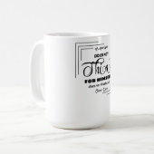 モーニングやる気を起こさせるマグ コーヒーマグカップ (正面左)