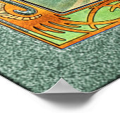 モーニングアウェイクニングバイアルフォンスミュシャ ポスター (角)