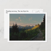 モーニングアットパラダイス ポストカード (正面/裏面)