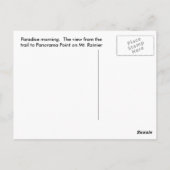 モーニングアットパラダイス ポストカード (裏面)