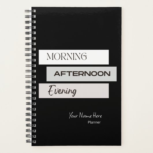 モーニングアフタヌーン夕べプランナー プランナー手帳 (正面)