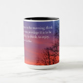 モーニングインスピレーションコーヒーマグ マグカップ (中央)