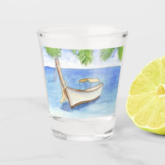 モーニングインバリウォーターカラー ショットグラス (正面)