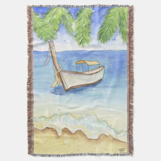 モーニングインバリウォーターカラー スローブランケット (正面縦)