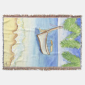 モーニングインバリウォーターカラー スローブランケット (正面)