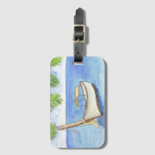 モーニングインバリウォーターカラー ラゲッジタグ (正面縦)