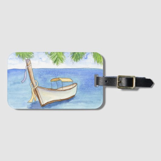 モーニングインバリウォーターカラー ラゲッジタグ (正面横)