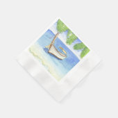 モーニングインバリウォーターカラー 縁ありカクテルナプキン (角)