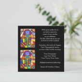 モーニングインビット（スクエア）ヴィンテージタパストリーハムサ 招待状 (スタンド正面)