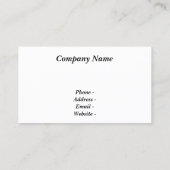 モーニングウォークの名刺 名刺 (裏面)