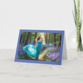 モーニングウォークウーマン誕生日カード カード