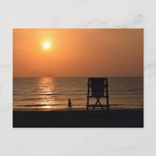 モーニングウォークオンビーチ ポストカード (正面)