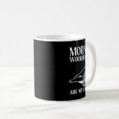 モーニングウッディマイお気に入りのアヒル狩りおもしろいハンテ コーヒーマグカップ (正面右)