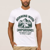 モーニングウッドキャンプ場 Tシャツ (正面)