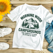 モーニングウッドキャンプ場 Tシャツ