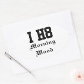 モーニングウッド 楕円形シール (封筒)