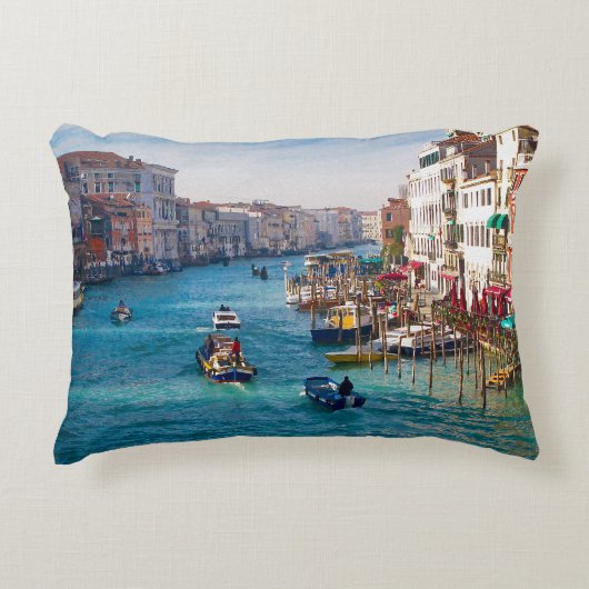 モーニングオンザグランドキャナル装飾用クッション アクセントクッション (正面)