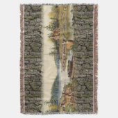 モーニングカントリーリビング スローブランケット (正面縦)