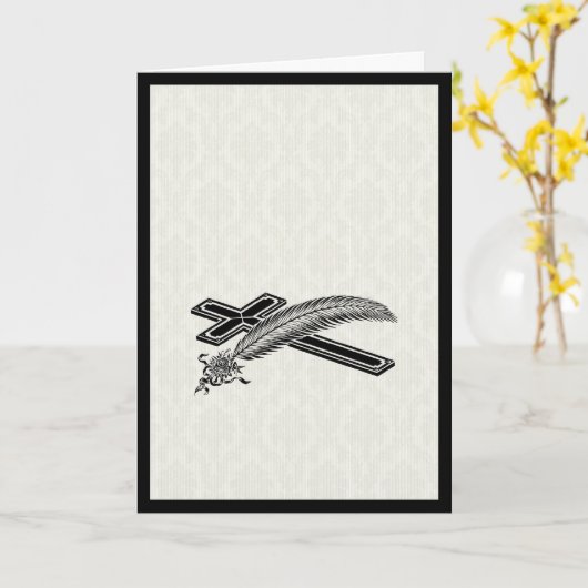 モーニングカード カード (黄色い花)