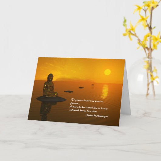 モーニングカード カード (黄色い花)