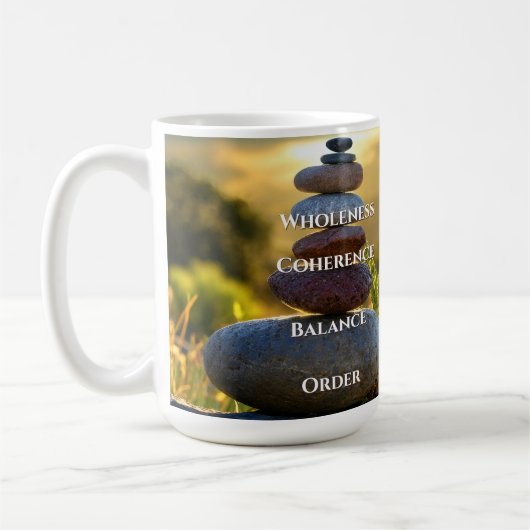 モーニングカーム瞑想マグカップ コーヒーマグカップ (左)