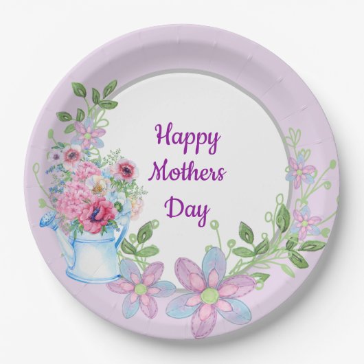 モーニングガーデンハッピーマザーズ・デイ ペーパープレート (正面)