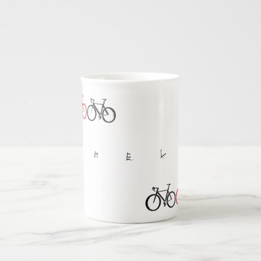 モーニングキック杯 ボーンチャイナマグカップ (正面)