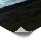 モーニングクラウドアットグランドテトン国立公園 ポスター (角)