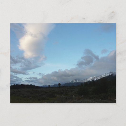 モーニングクラウドアットグランドテトン国立公園 ポストカード (正面)