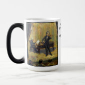 モーニングクラシカルタイポグラフィで音楽が必要 モーフィングマグカップ (左)