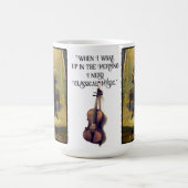 モーニングクラシカルタイポグラフィで音楽が必要 モーフィングマグカップ (中央)