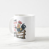 モーニングクラッカーズルースター コーヒーマグカップ (正面左)