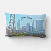 モーニングクリーブランドオハイオ枕 ランバークッション (裏面)