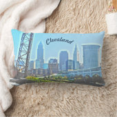 モーニングクリーブランドオハイオ枕 ランバークッション (ブランケット)