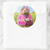 モーニンググラウンドホッグと朝食ドーナツ&コーヒー ラウンドシール (バッグ)