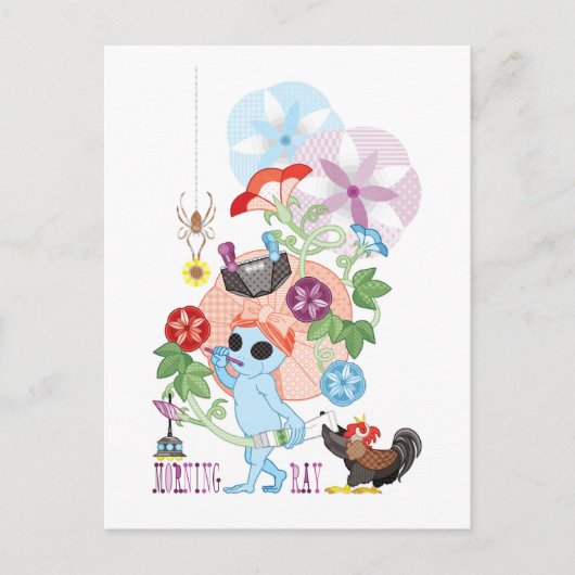 モーニンググレーエイリアン ポストカード (正面)